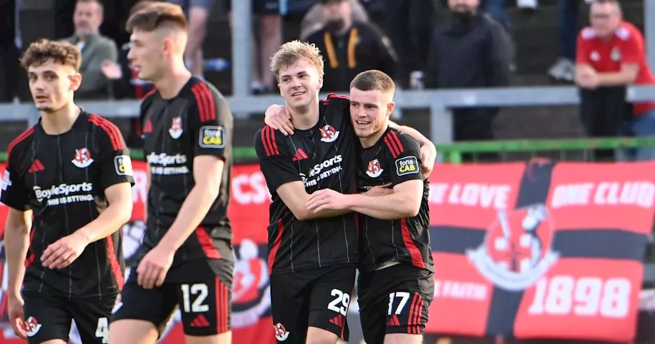 Glentoran 0-1 Crusaders: Kieran Offord goal gives visitors half-time lead