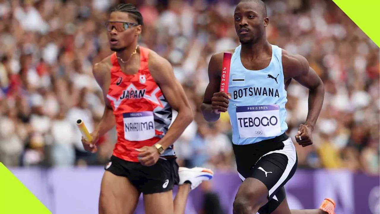 Paris 2024 Letsile Tebogo Leads Botswana to 4x400m Final, Beating USA