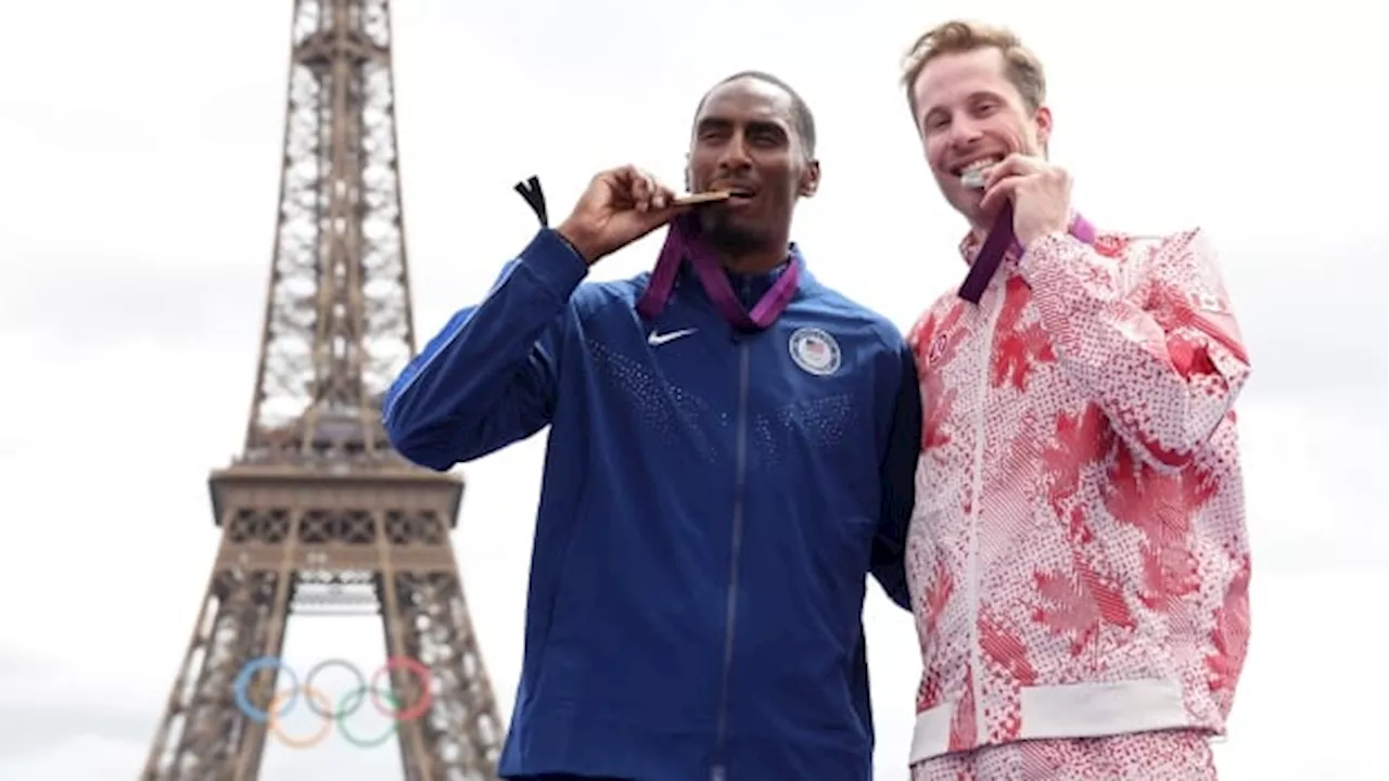 12 years later, Canadian high humper Derek Drouin finally gets his Olympic silver medal