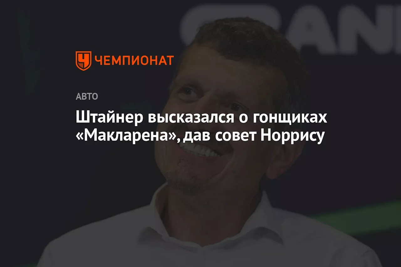 Штайнер высказался о гонщиках «Макларена», дав совет Норрису