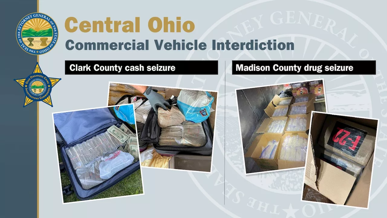 Investigators seize $14 million in drugs, nearly $1 million in cash in two stops along I-70