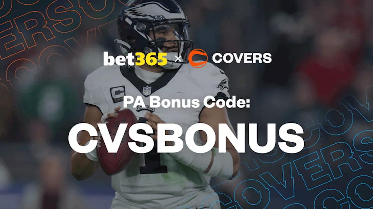 Claim bet365 PA Bonus Code 'CVSBONUS' for $150 + 50 Spins for Eagles and Steelers Games