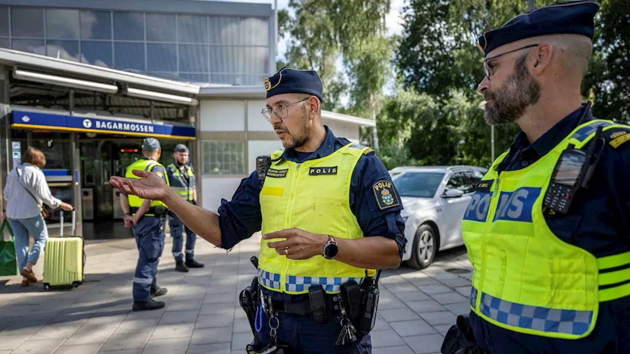 Efter skjutningen på perrongen i Bagarmossen – extra polisinsats