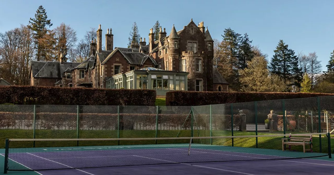 'I stayed in Andy Murray's Scottish hotel with tennis court and its own chapel'