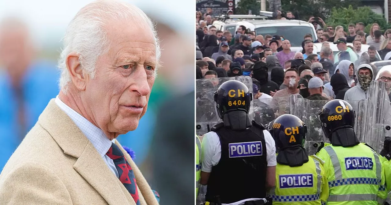 King Charles speaks on far-right riots as he sends message to nation