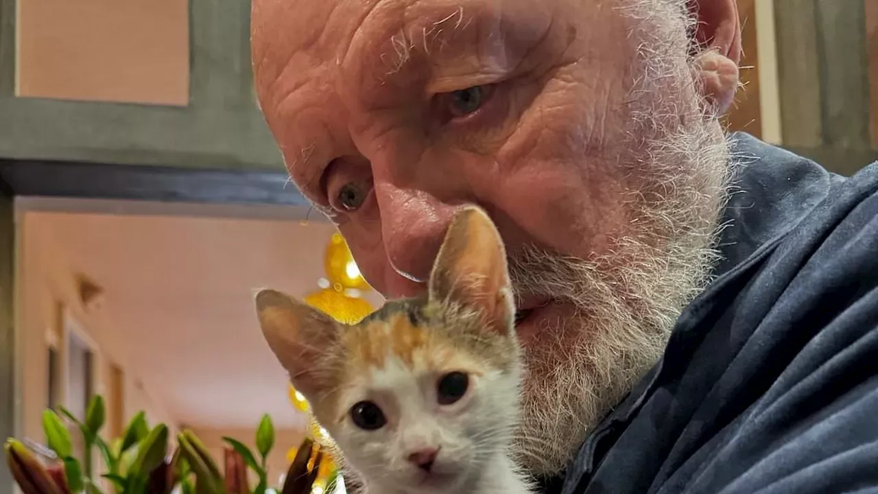 Anthony Hopkins celebrates International Cat Day by posing