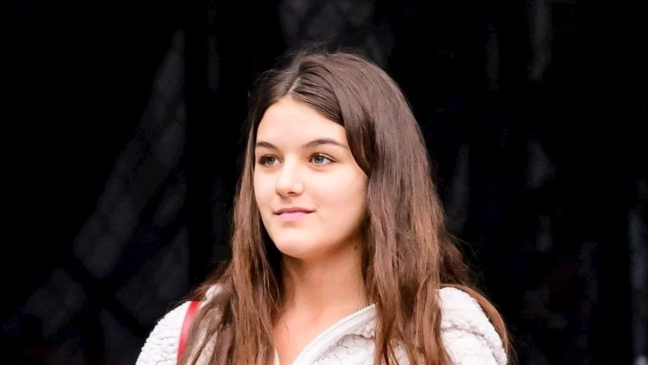 Tom Cruise and Katie Holmes' daughter Suri Cruise, 18, is the spitting image of her actress mom as...