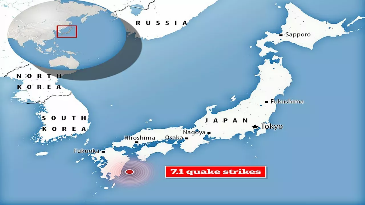 News Japan earthquake Authorities issue MEGAQUAKE warning for the