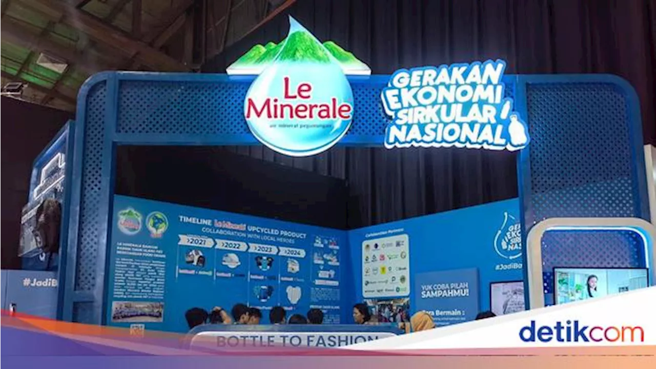 Le Minerale 'Sulap' Botol Plastik Jadi Jaket hingga Sepatu