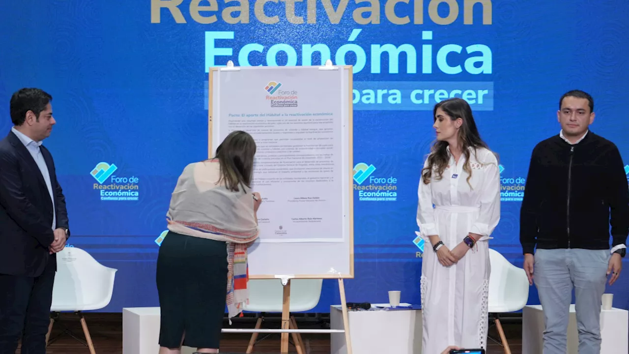 Gobierno, Camacol y FNA firman pacto para impulsar el sector constructor