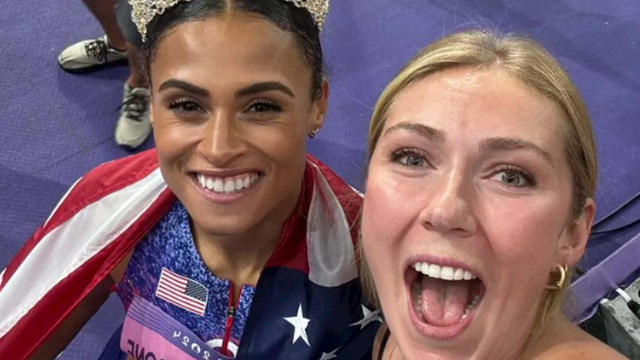 Mikaela Shiffirin feiert Weltrekordlerin Sydney McLaughlin-Levrone im Stadion ab: 'Atemberaubend'