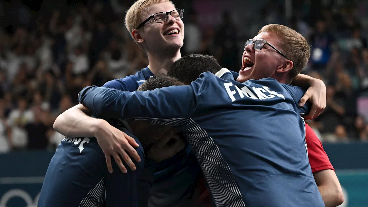  Les Français battent le Japon (3-2) et prennent le bronze dans la compétition par équipes