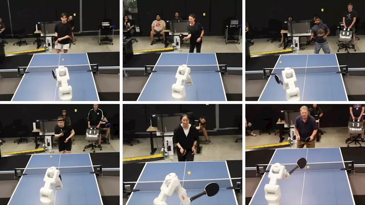 Google DeepMind har utvecklat en pingisrobot. Sägs kunna mäta sig med amatörspelare.