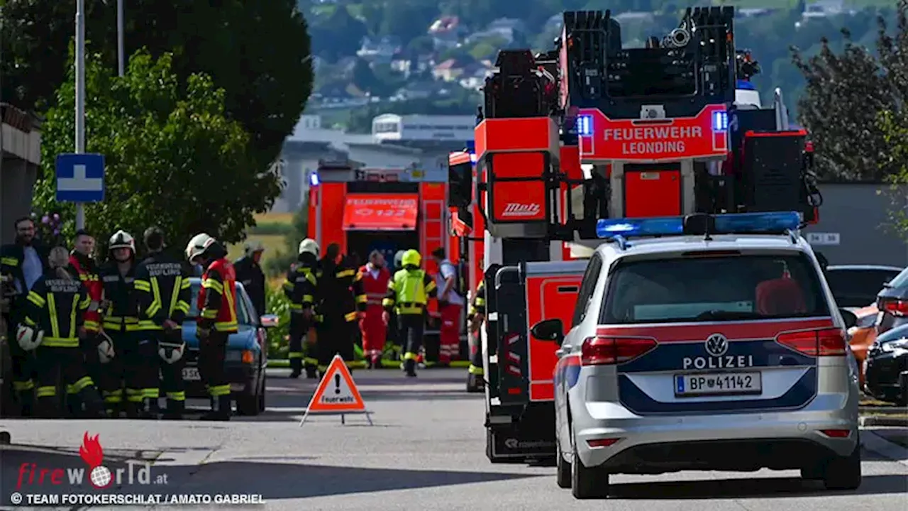 Oö: Feuer auf Mehrfamilienhaus-Terrasse in Leonding