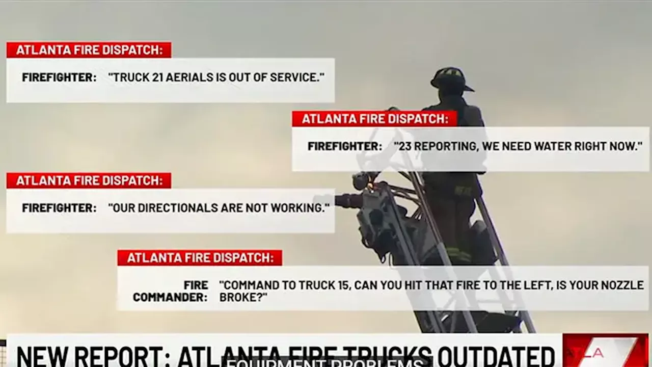 USA: Ein Drittel der Feuerwehrfahrzeuge in Atlanta sind überaltert → 21 % der Flotte defekt oder bei Reparatur