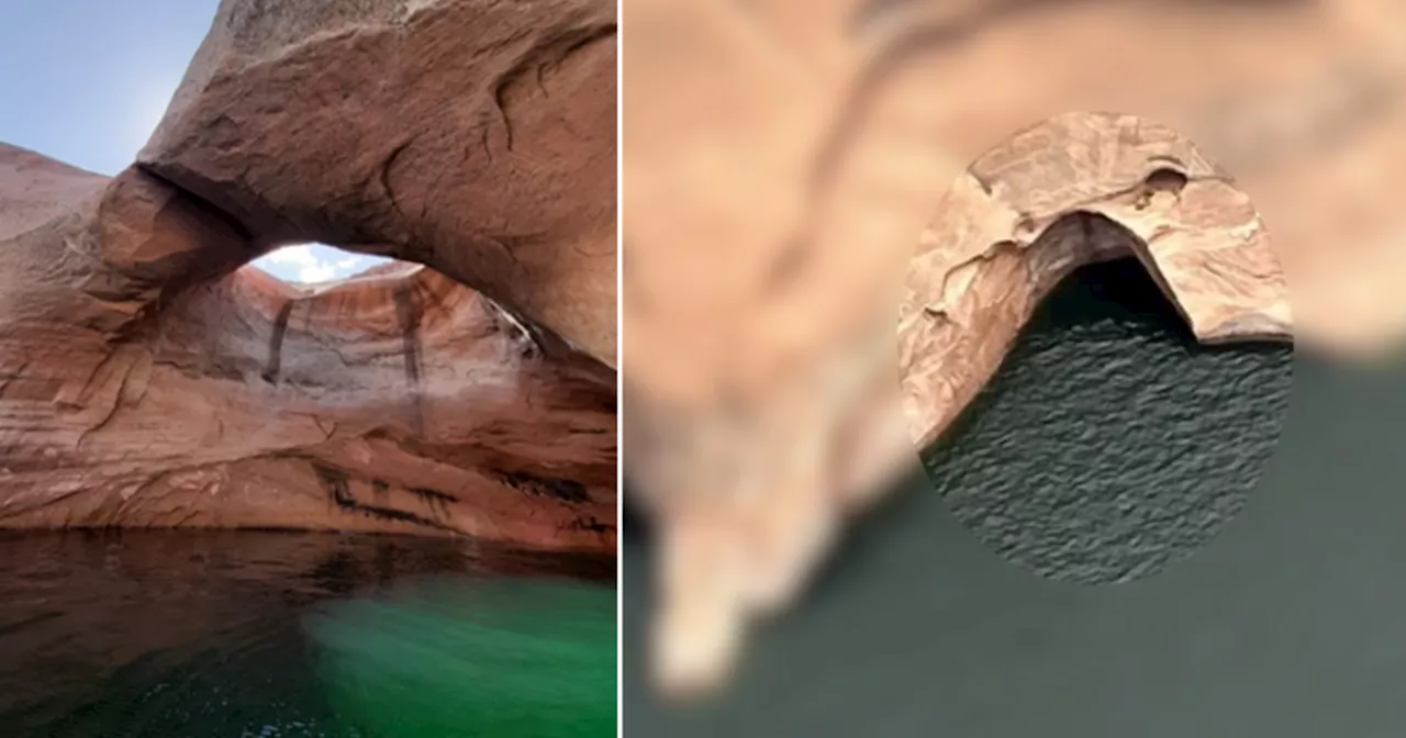 Lake Powell's iconic 'Hole in the Roof' arch collapses