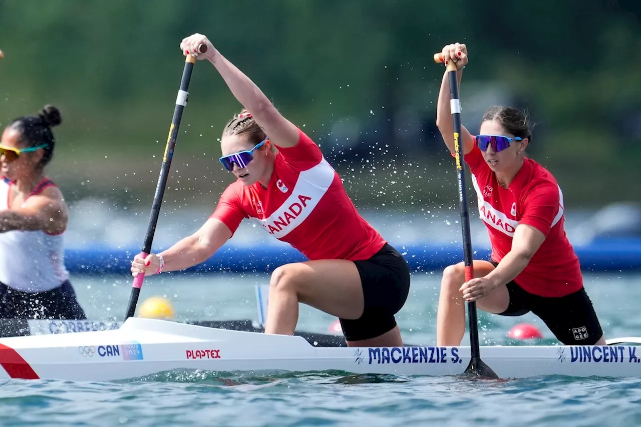 Canada wins bronze in women’s 500-metre canoe double; China takes gold