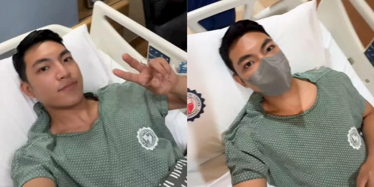 Darren Espanto taken to hospital due to appendicitis