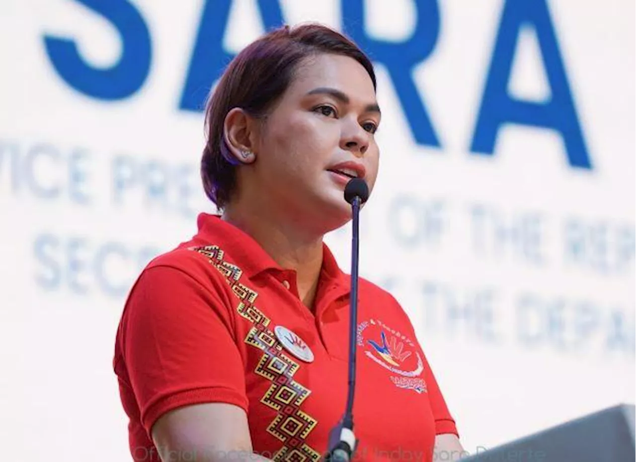 SWS satisfaction rating ni VP Sara Duterte, bumaba sa +44 sa June mula sa +63 noong Marso