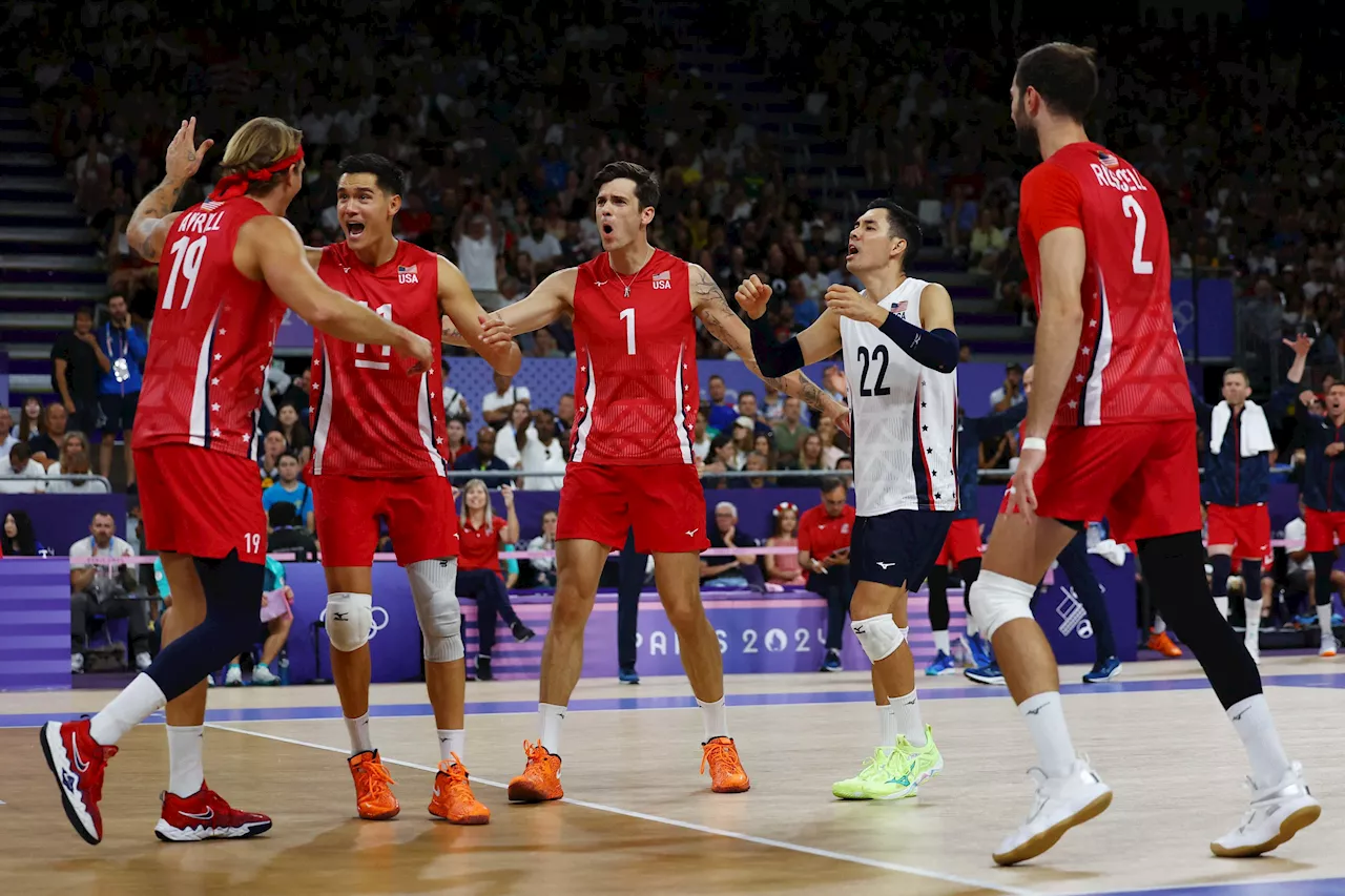 USA claims bronze in Olympic men's volleyball after seeing off Italy in straight sets