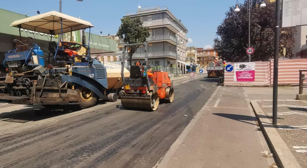 Bus rapid transit: nuovo asfalto, primi interventi per fermate e pensiline