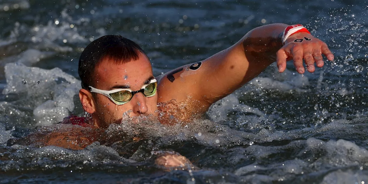 Domenico Acerenza è arrivato quarto nella 10 km di nuoto, Gregorio Paltrinieri nono