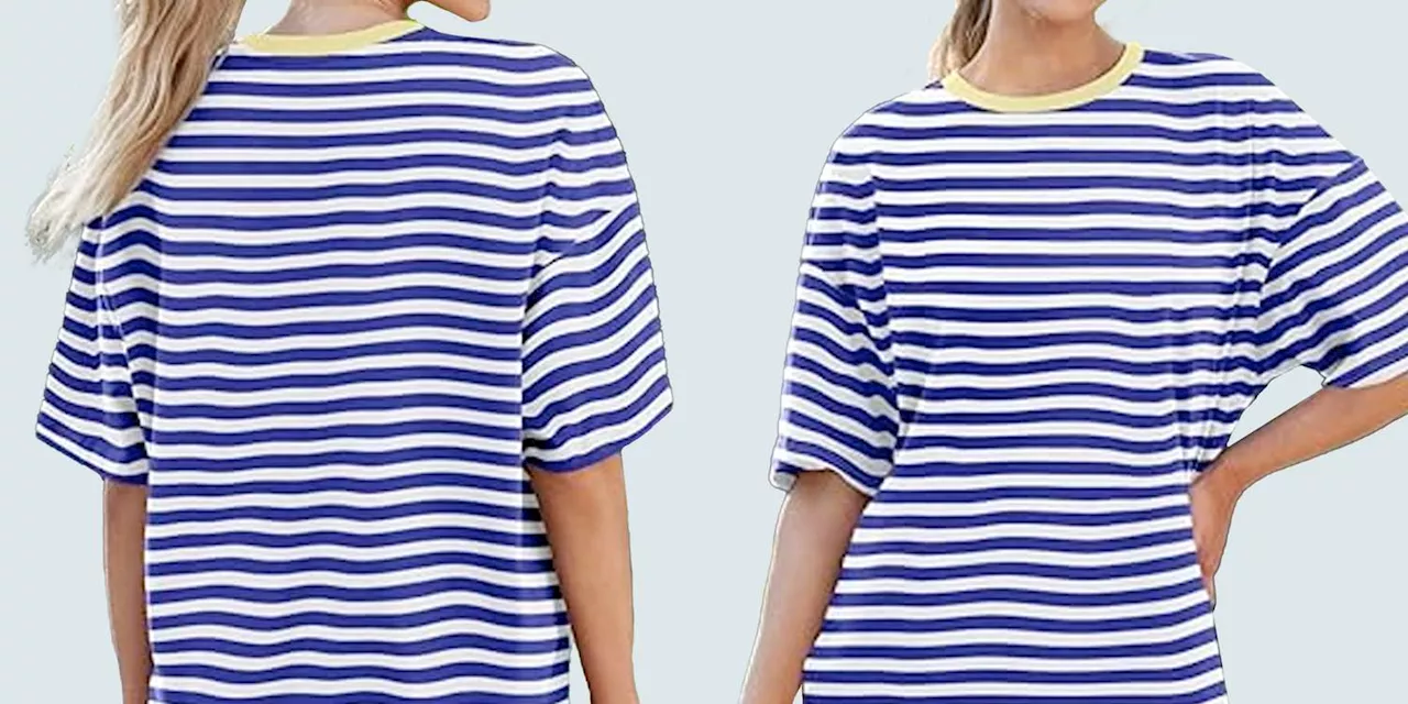 Amazon Shoppers Are Buying Multiples of This 'Perfect' $15 Oversized T-Shirt