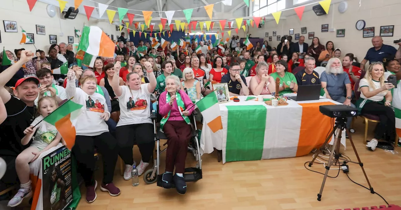 Tallaght supporters come together with one voice as Rhasidat Adeleke goes for Olympic glory