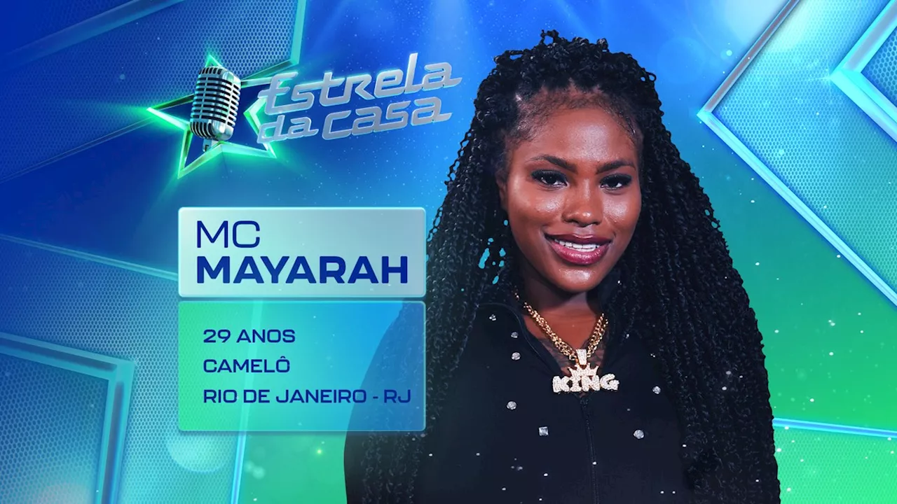 MC Mayarah, do reality ‘Estrela da casa’, é carioca e trabalha como camelô