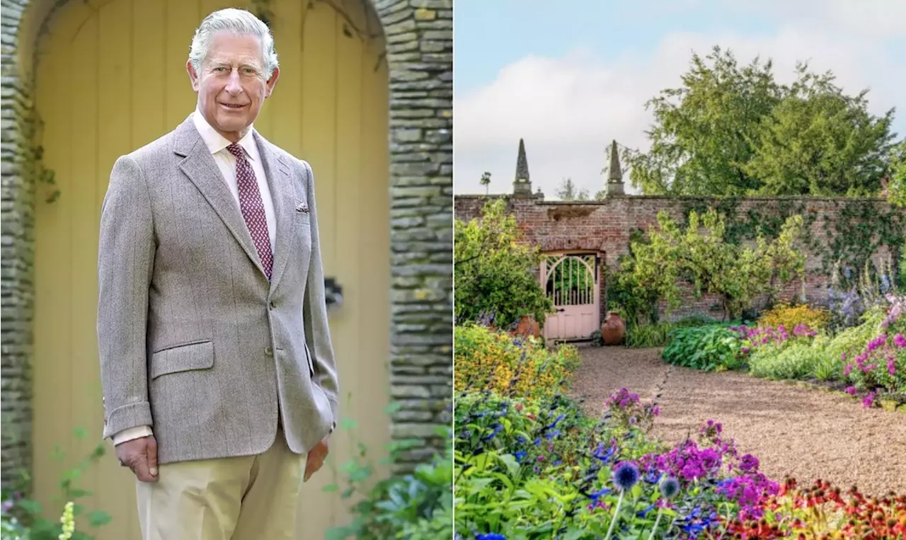 'Refúgio florido' de Rei Charles; conheça jardim privado da casa de campo da realeza; veja fotos