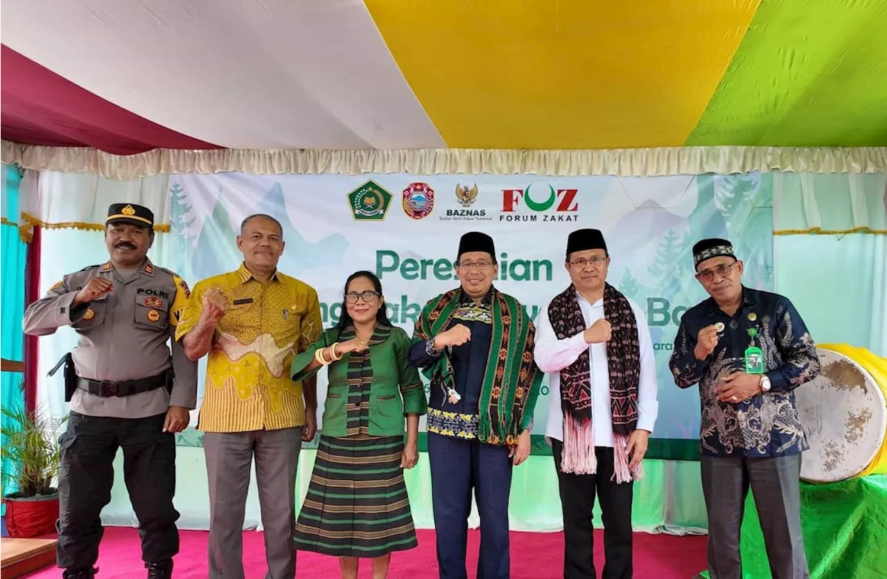 Kemenag Resmikan Kampung Zakat Reworena Barat di NTT