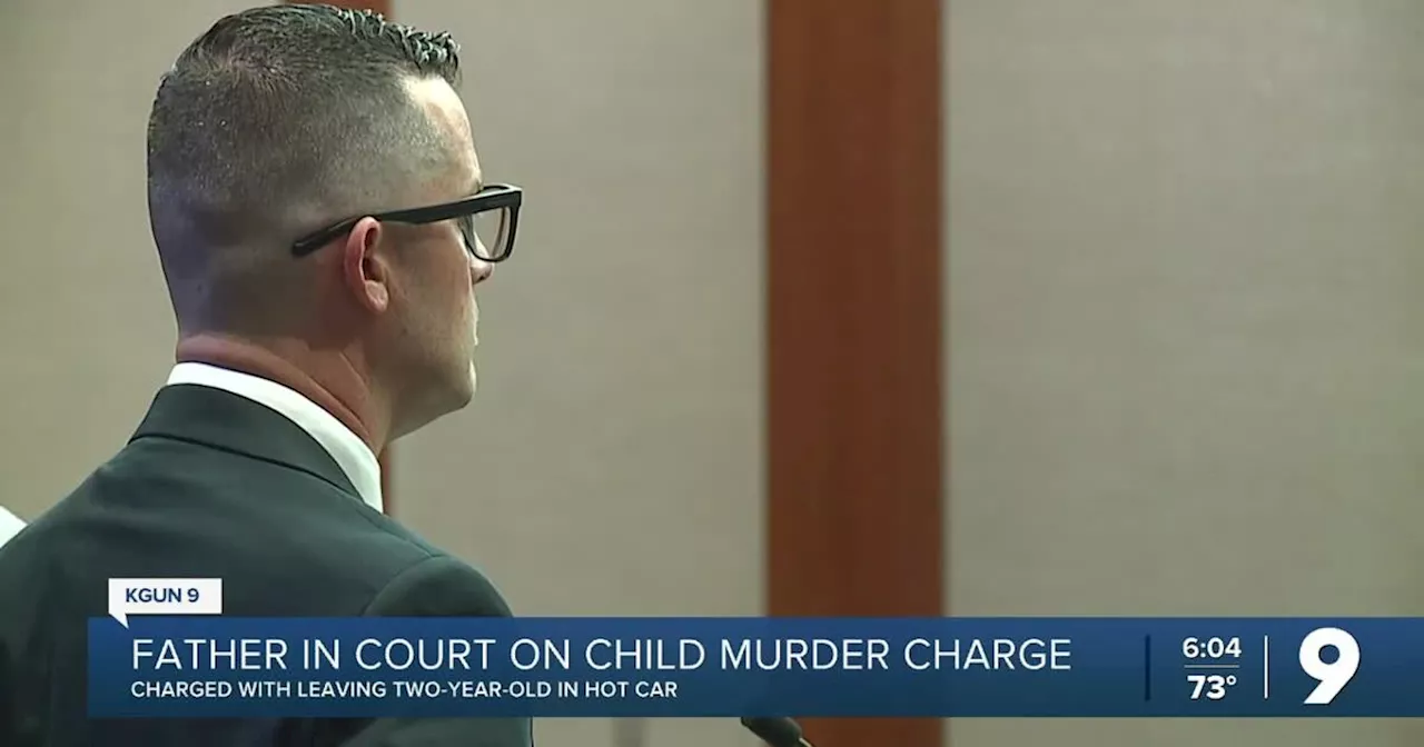 Father in court, charged with murder in hot car death of his child