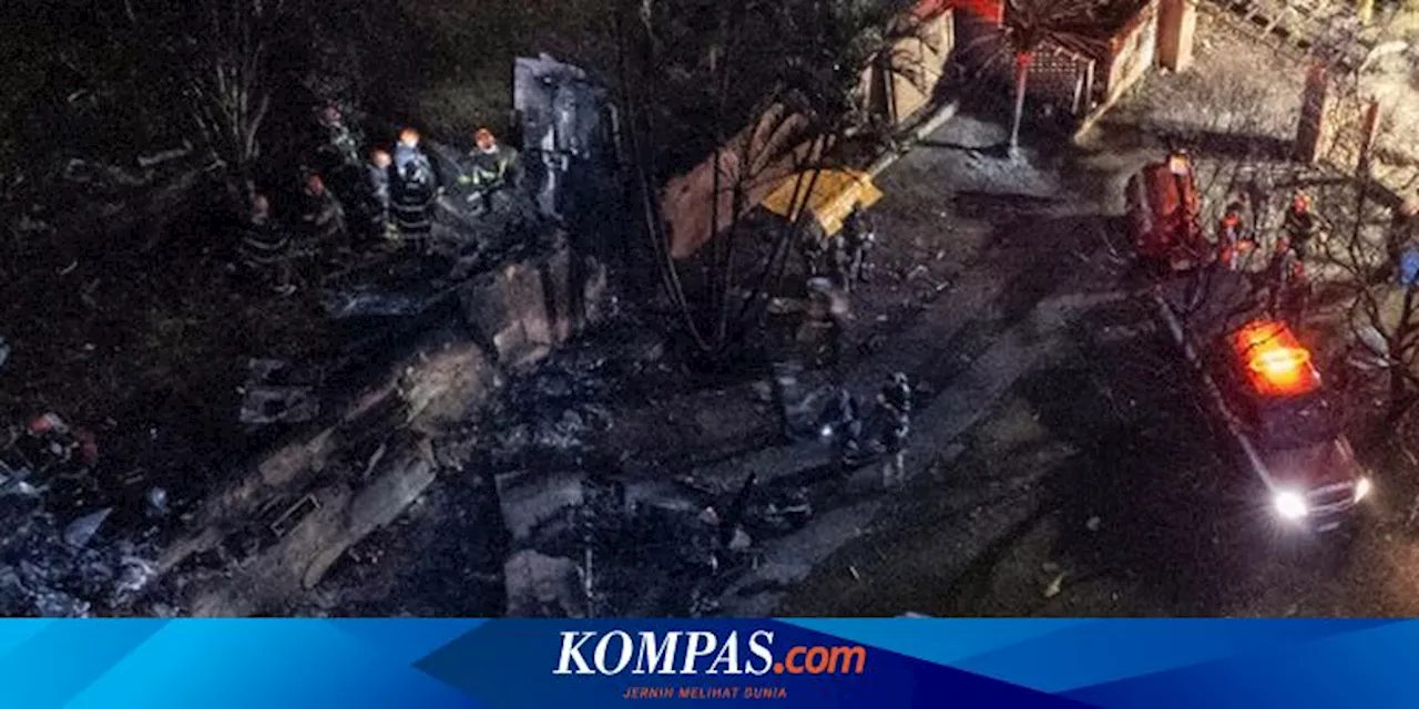 Saksi Mata Ceritakan Detik-detik Pesawat Voepass Jatuh di Sao Paulo Brasil yang Tewaskan 62 Penumpang