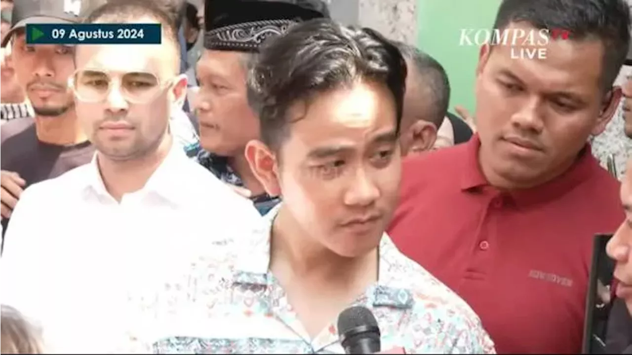 Muncul Spanduk Dukungan Kaesang Maju di Pilkada Jakarta, Gibran: Doakan yang Terbaik