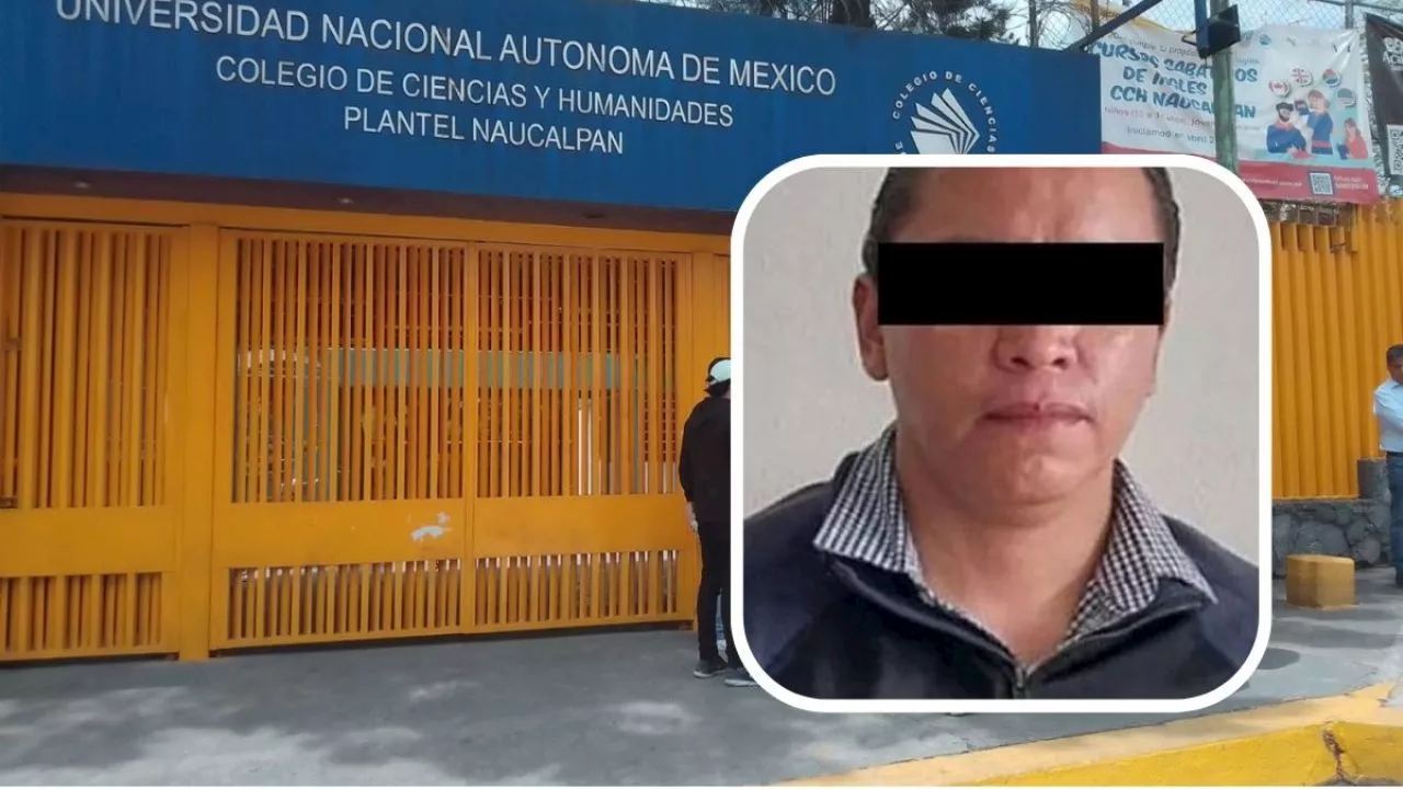 UNAM: Profesor de CCH Naucalpan recibe 35 años de prisión por abusar de estudiante