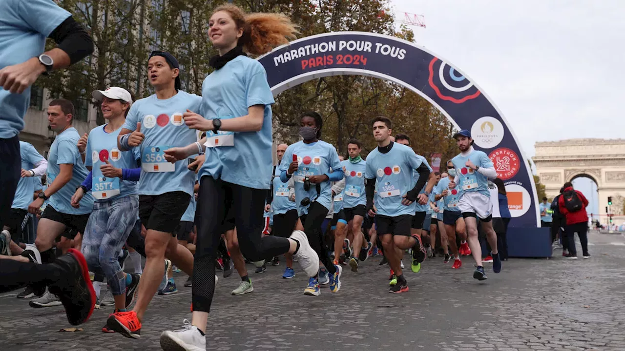 JO Paris 2024 en marge du Marathon pour tous, un 10 km plus