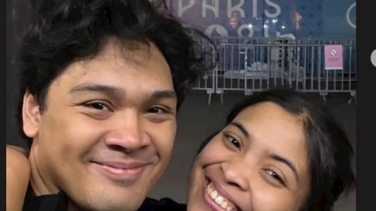 6 Potret Mikha Angelo saat Temani Gregoria Mariska Tunjung di Olimpiade Paris 2024