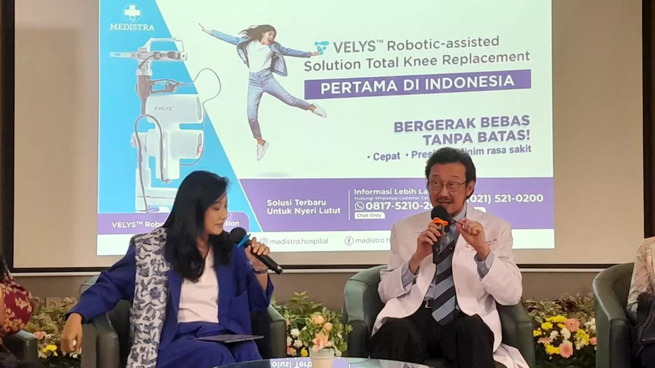 Pertama di Indonesia Operasi Penggantian Lutut Menggunakan Teknologi Velys Robotic