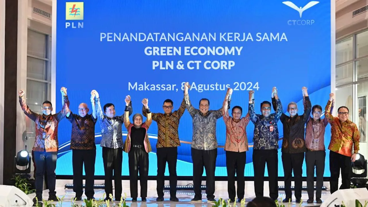 PLN dan CT Corp Jalin Kerja Sama Kembangkan Energi Hijau Wujudkan Transisi Energi