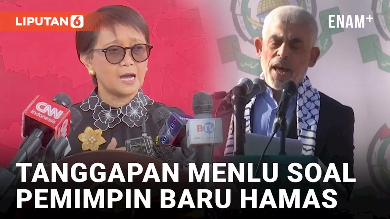 VIDEO: Menlu Retno Sampaikan Sikap Indonesia Terkait Penunjukan Pemimpin Baru Hamas