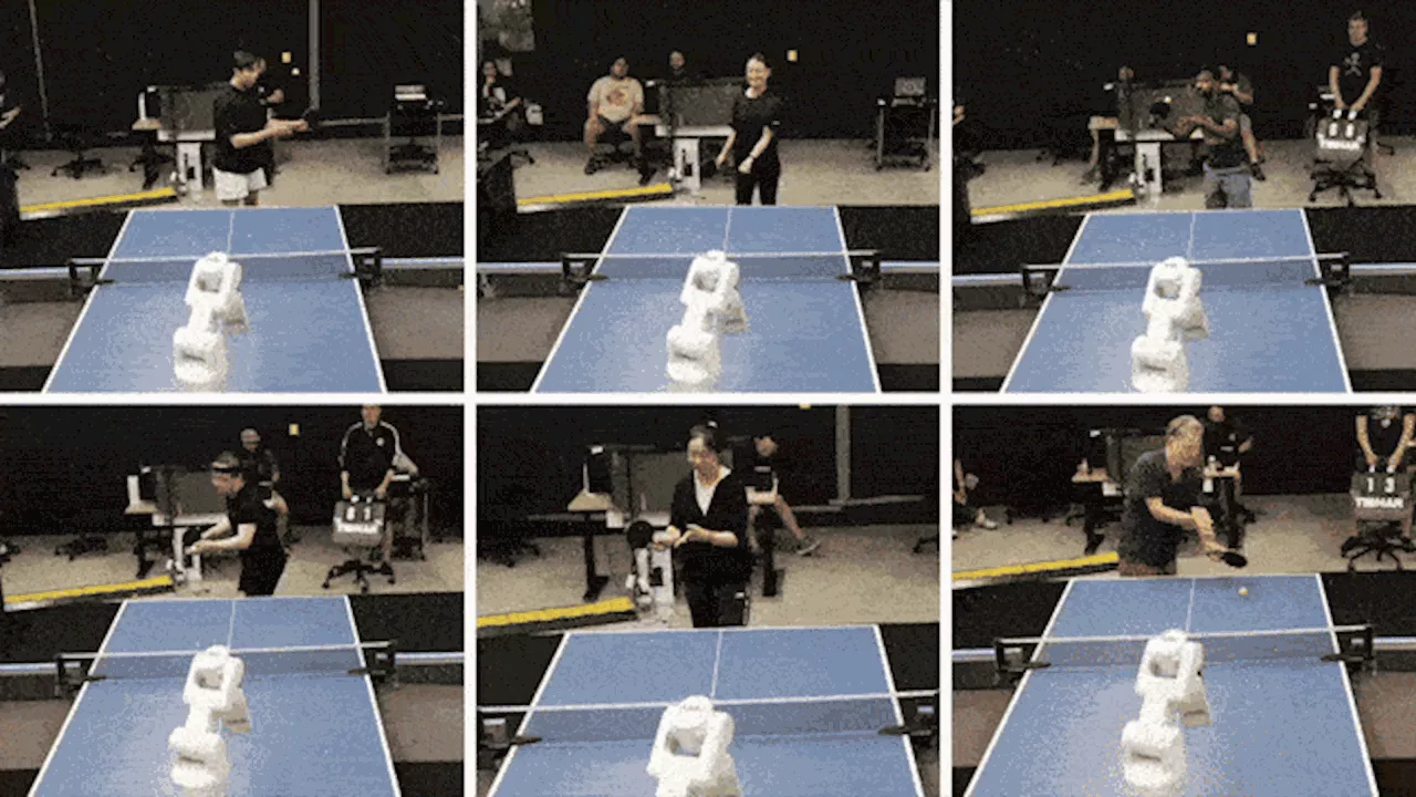 Google DeepMind can beat humans at table tennis