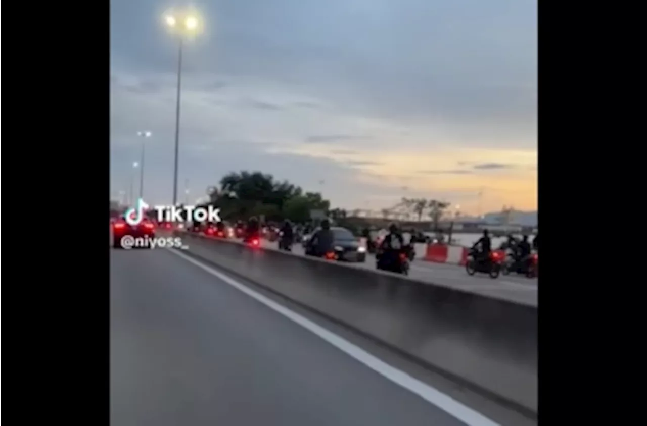 Police nab motorcyclist after viral video shows reckless convoy riding against Penang traffic (VIDEO)