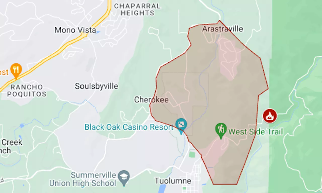 Canyon Fire evacuation order lifted for Tuolumne, remains for its outskirts