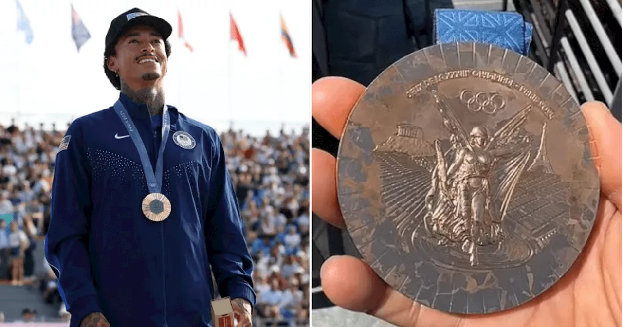 Olympic athlete stunned by condition of medal just one week after winning it in Paris