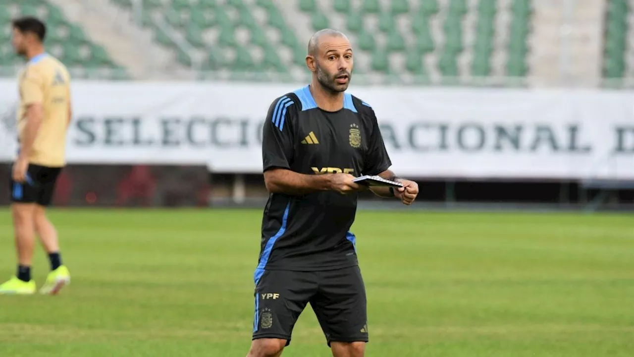 No se va: Javier Mascherano seguirá al frente de la Selección Argentina Sub-20