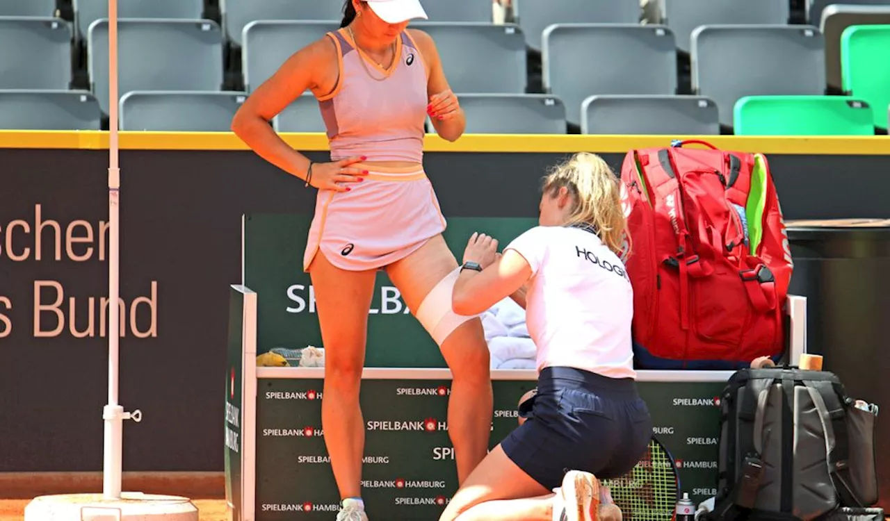 Verletzungs-Drama um Hamburgerin Lys beim Rothenbaum-Turnier