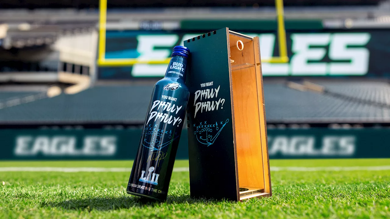 Bud Light celebrates Nick Foles and SB VII Eagles champs with ‘Philly Philly' beer bottles