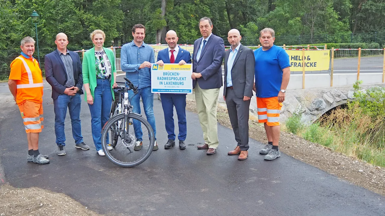 Brücken- und Radwegprojekt in Laxenburg abgeschlossen