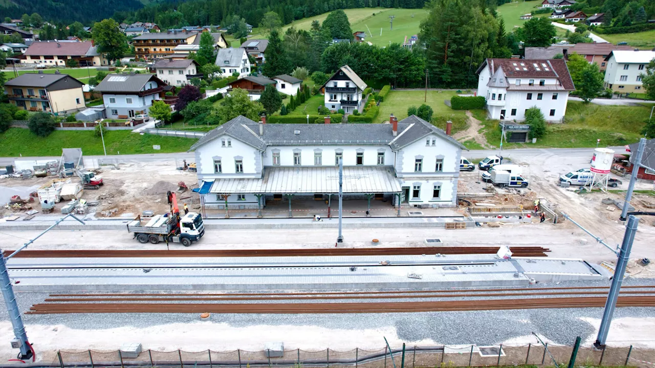 Modernisierung: Bahnhof in Mariazell nimmt Form an