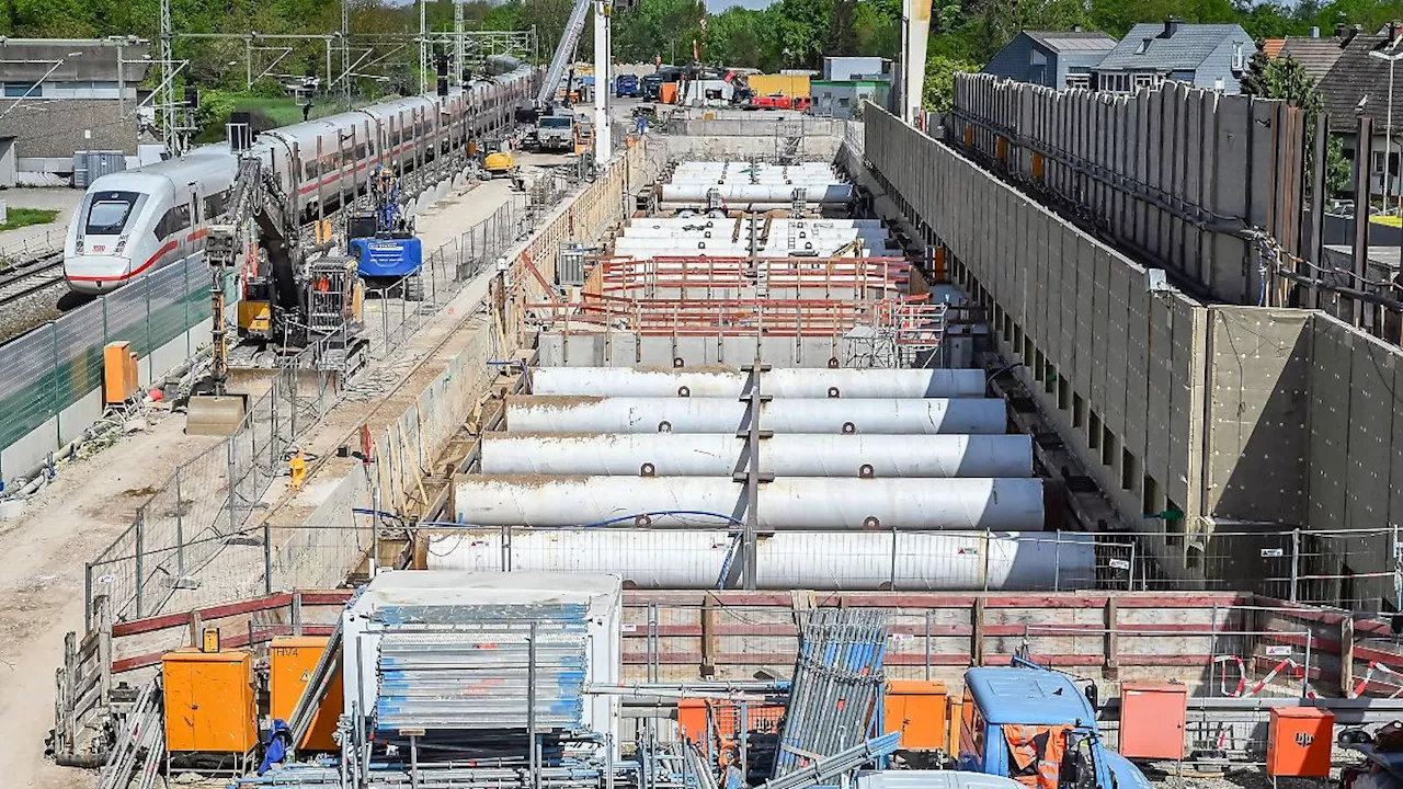 Baden-Württemberg: Bahnstrecke bei Rastatt drei Wochen gesperrt